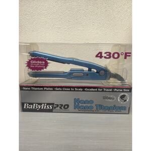 Babyliss Pro Nano Titanium Hair Straightener Flat  Iron 1/2 in BABNT3050